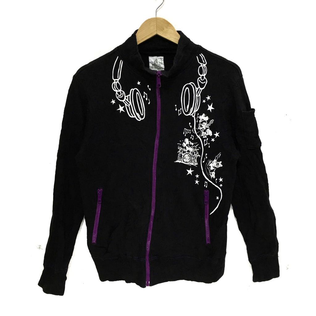TOKYO DISNEYLAND Mickey And Minnie Mouse Full Zipper Sweater Disney Resort Jacket
