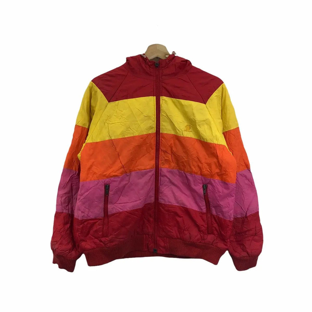 Vintage PIKO HAWAIIAN LONGBOARD Colourblack Striped Jacket Sweater Windbreaker Surf Outdoor