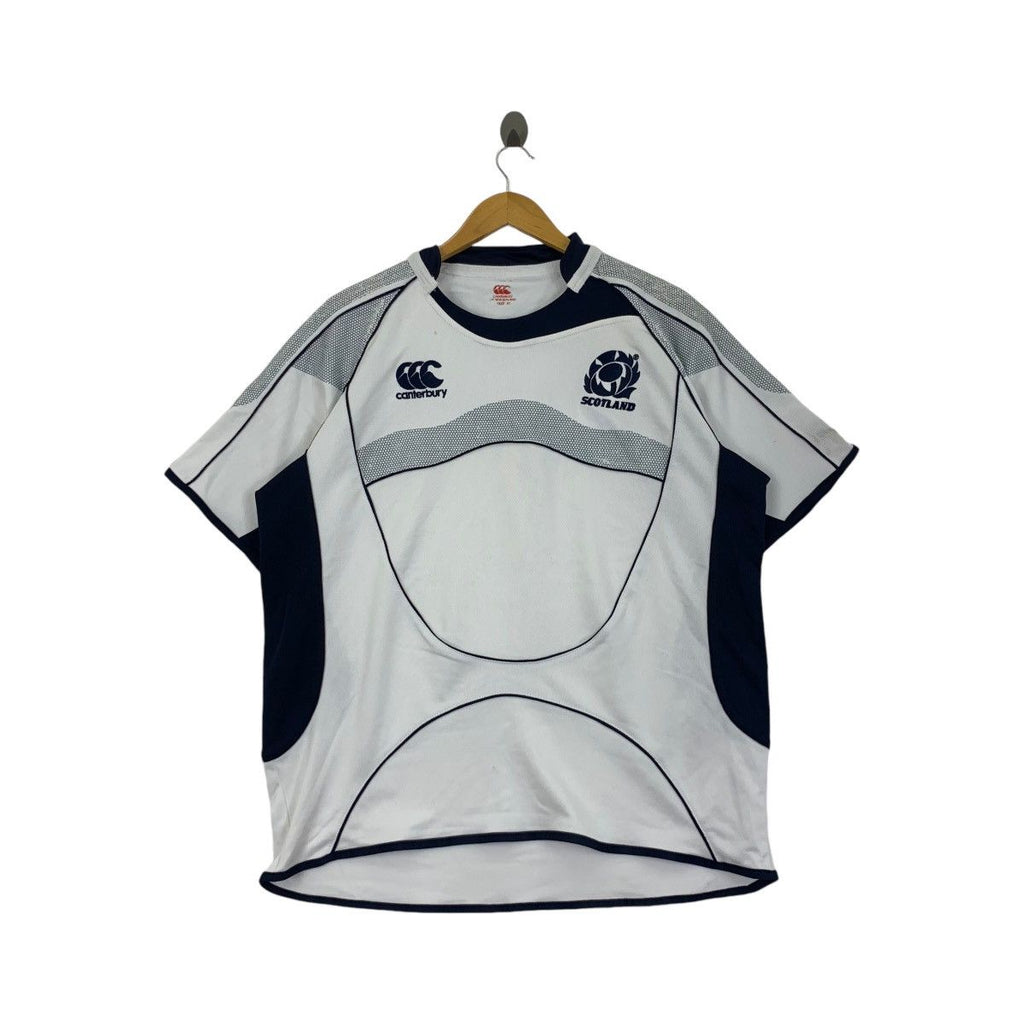 Vintage CANTERBURY RUGBY SCOTLAND Team Jersey Tee Shirt Top World Cup Champion