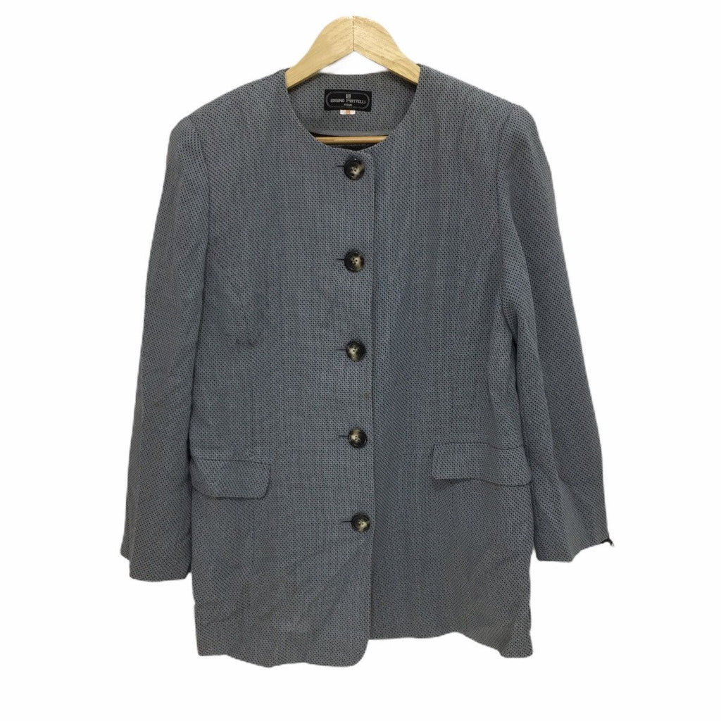 Vintage 90' BRUNO PIATTELLI ROMA Cardigan Blouse Coat Made In Italy Jacket
