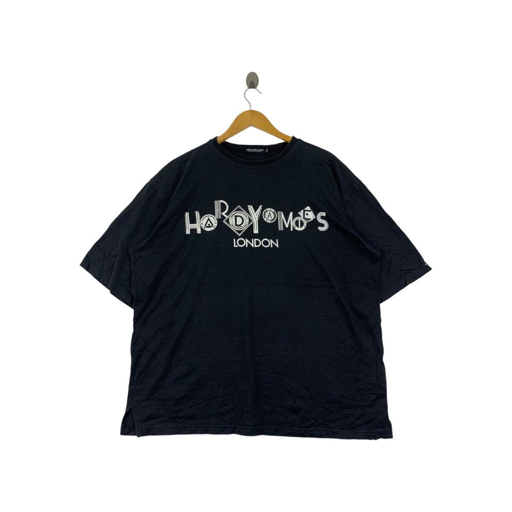 Vintage HARDY AMIES LONDON Sport Collection Baggy Tee Shirt Top Stock Logo