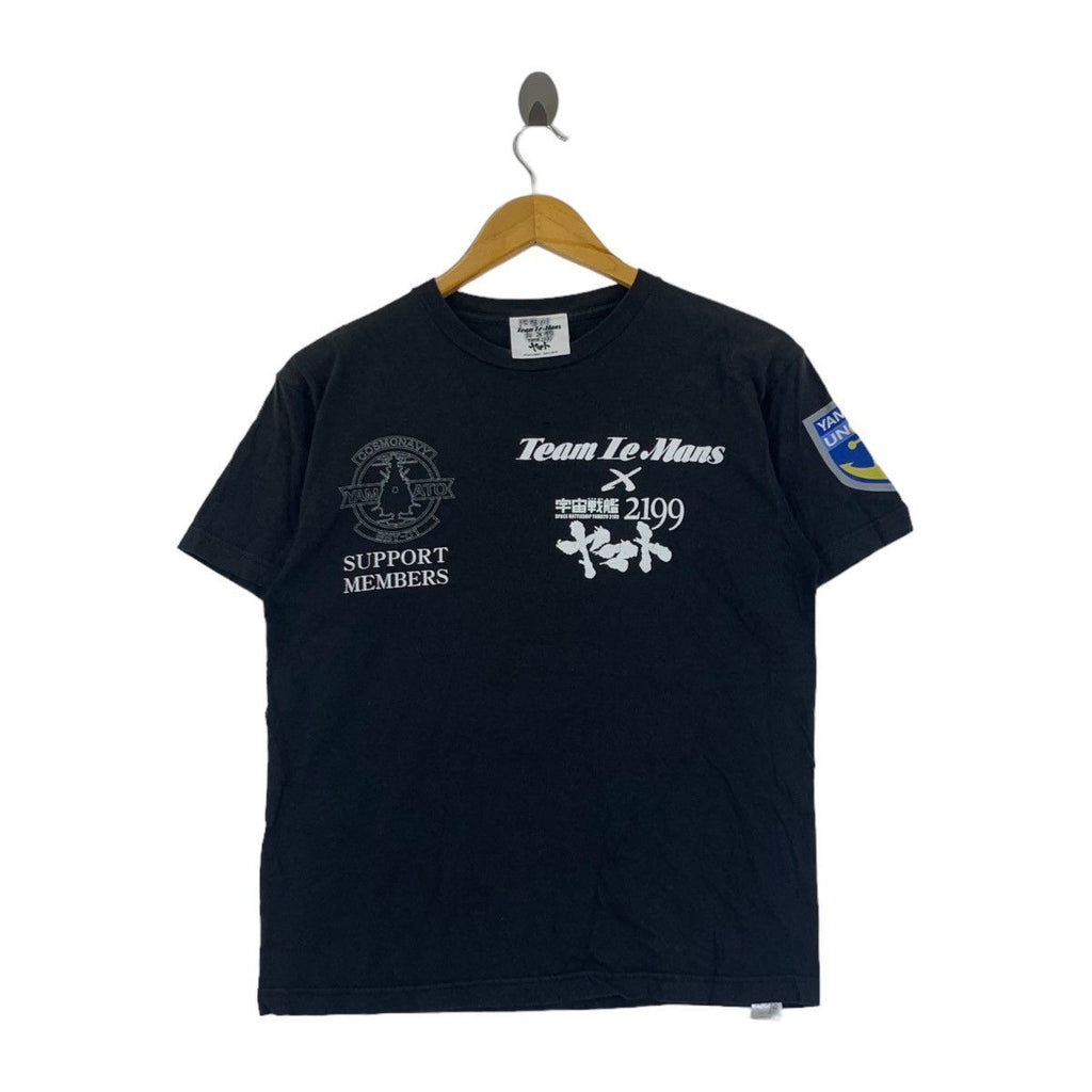 ANIME SPACE BATTLESHIP YAMATO x Team Le Mans Tee Shirt Support Members