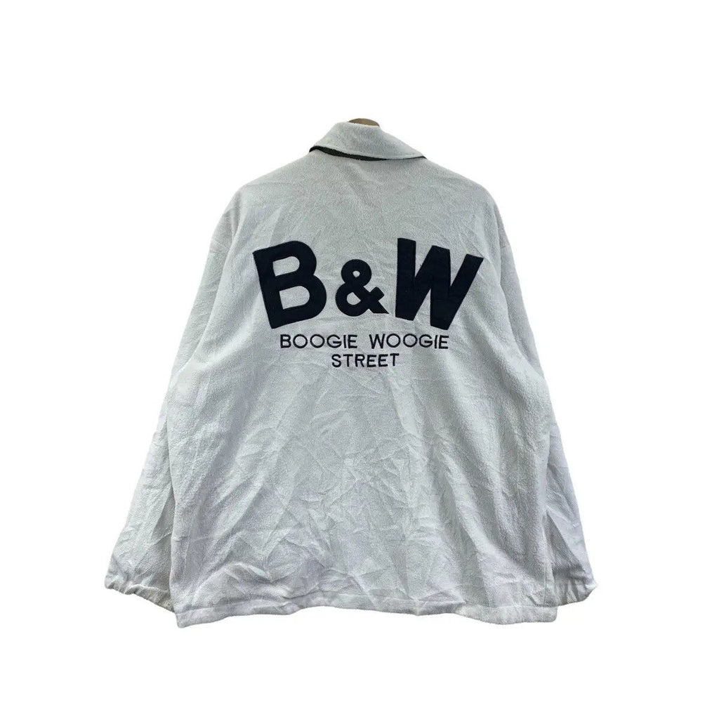 BOOGIE WOOGIE STREET Skateboard Hip Hop Reversible Jacket Windbreaker Sweater Graffiti