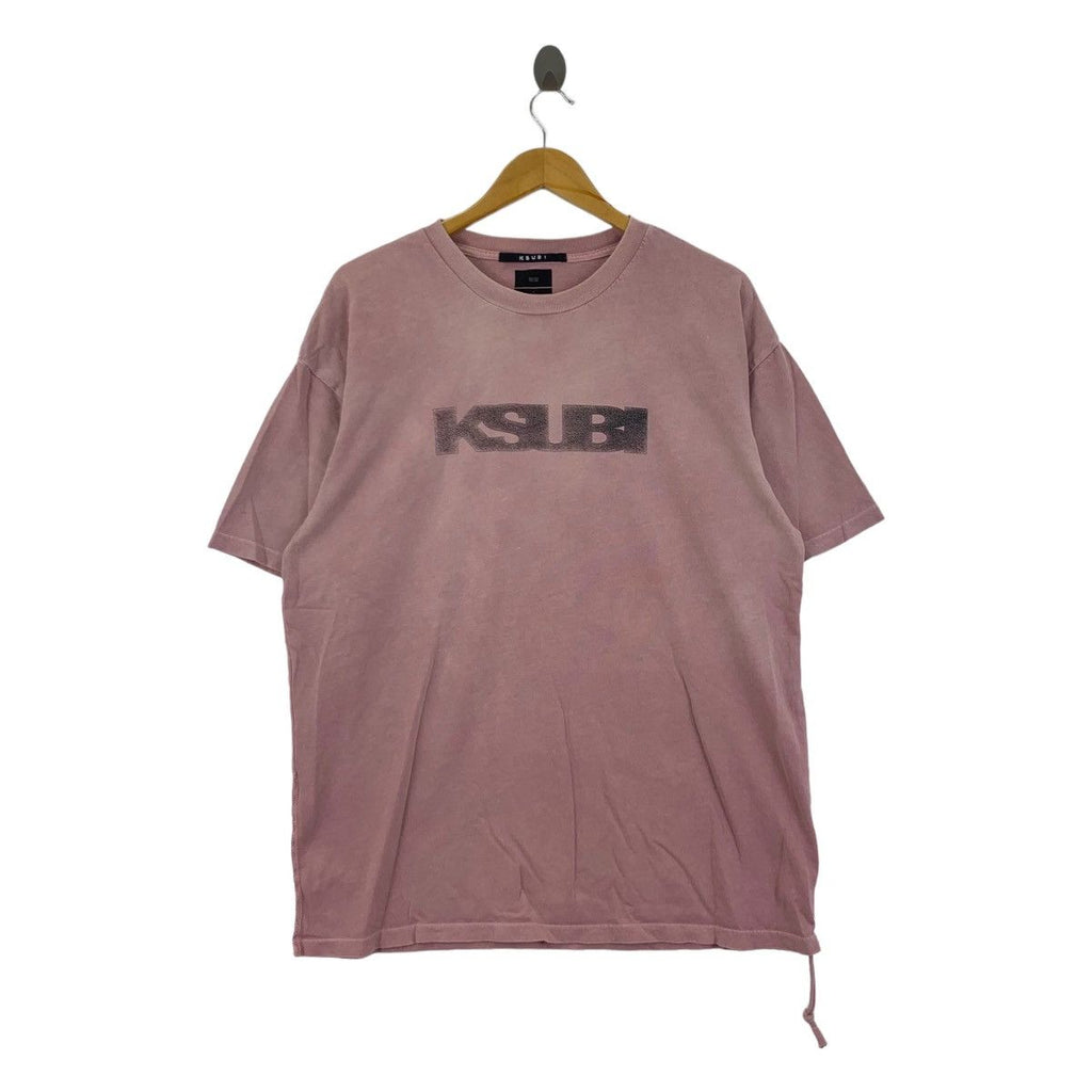 Vintage KSUBI ART Natural Sun Faded Dye Logo Tee Shirt Top Painting