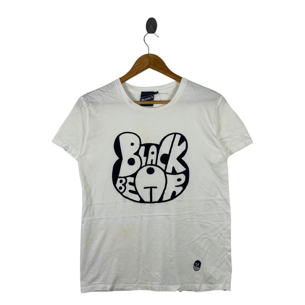 BEAMS PLUS BLACK BEAR Humours Art Everyday Tee Shirt Top Collaboration