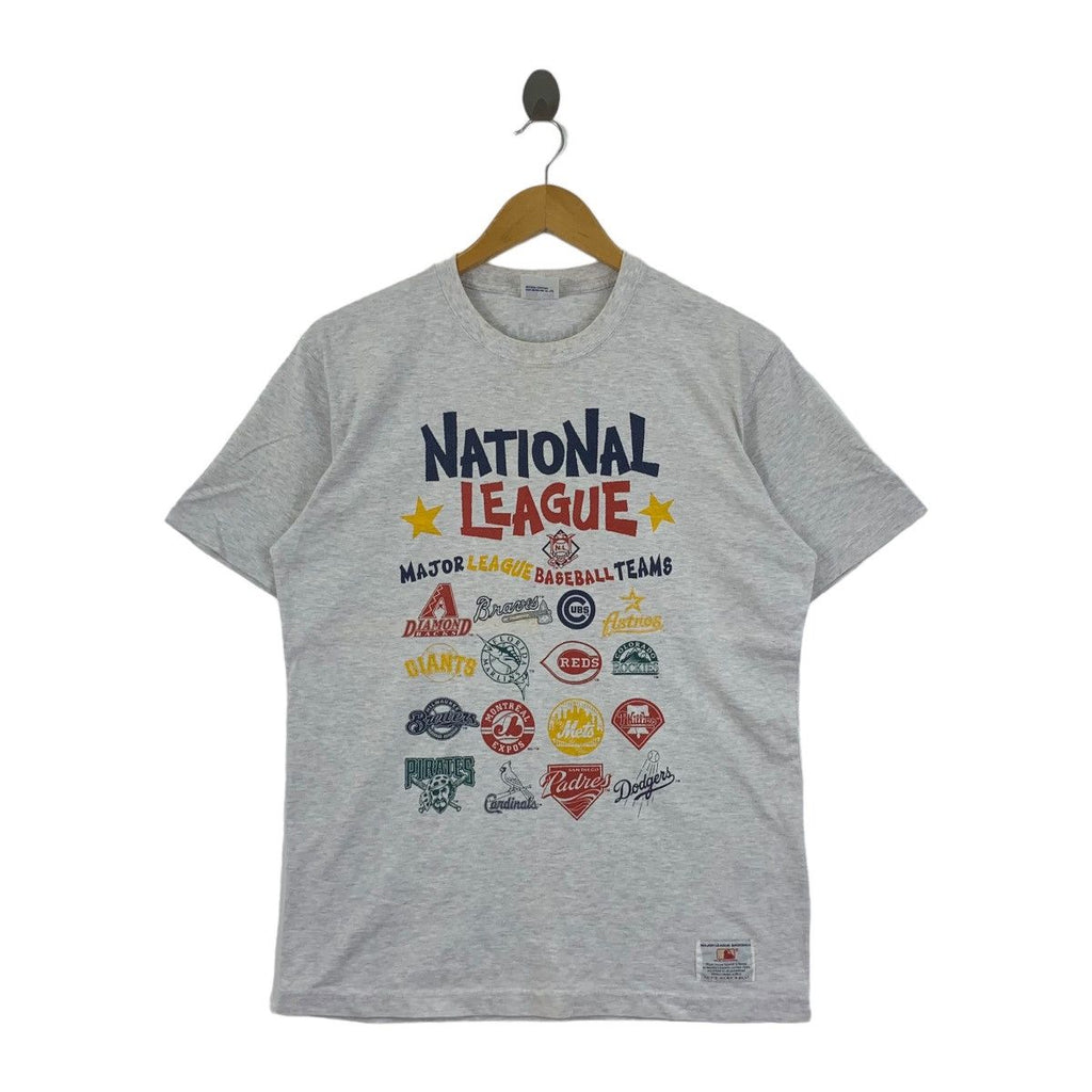 MLB MAJOR LEAGUE BASEBALL Team Logo Tee Shirt Top World Series Champion
