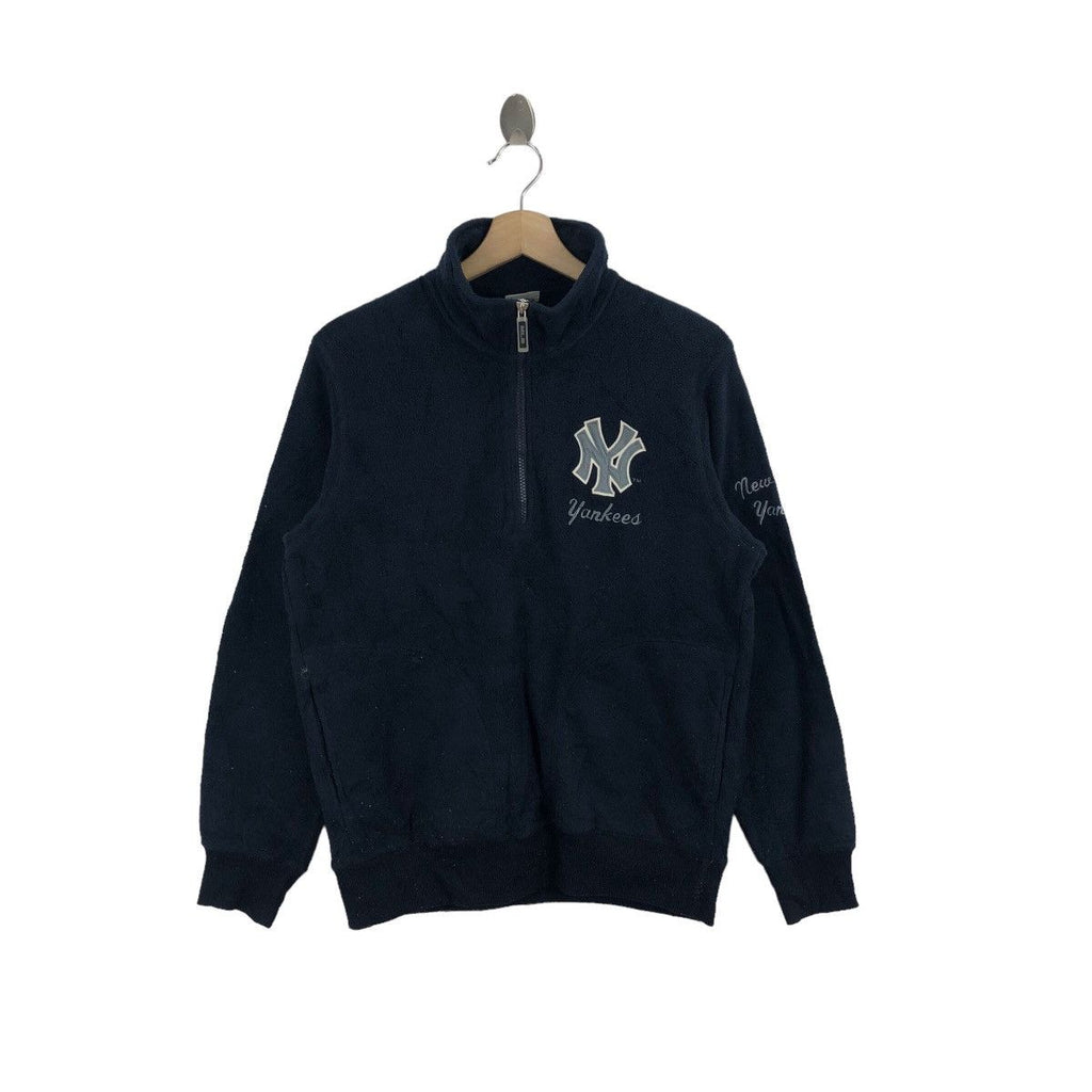 UNIQLO x NEW YORK Yankees MLB Baseball Blue Fleece Sweater Pullover