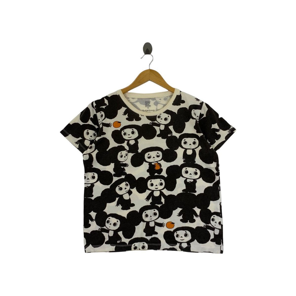 YEOYPAWKA MICKEY MOUSE AOP Over Print Tee Shirt Top Cartoon Cheburashka