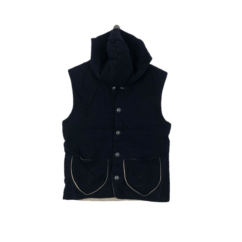 Vintage 90’ UNITED STATES Button ACTS Thinsulate Vest Hoodie Jacket Windbreaker