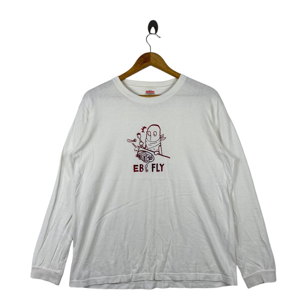 EBI FRY TARTAR SAUCE Fly Anime Manga Japanese Cartoon Tee Shirt Top Long Sleeve