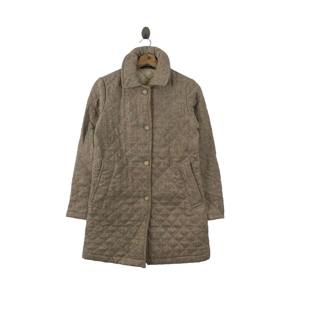 Vtg TRADITIONAL WEATHERWEAR Quilted Trench Coat Made In Scotland CUMBERNAULD