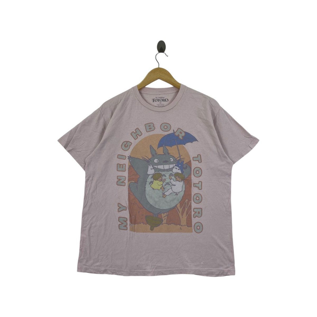 Vintage MY NEIGHBOR TOTORO Hayao Miyazaki Anime Tee Shirt Top Movie Manga Film