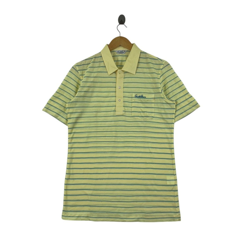 Vintage ARNOLD PALMER RENOWN Golf Polo Tee Shirt Top Striped Collection