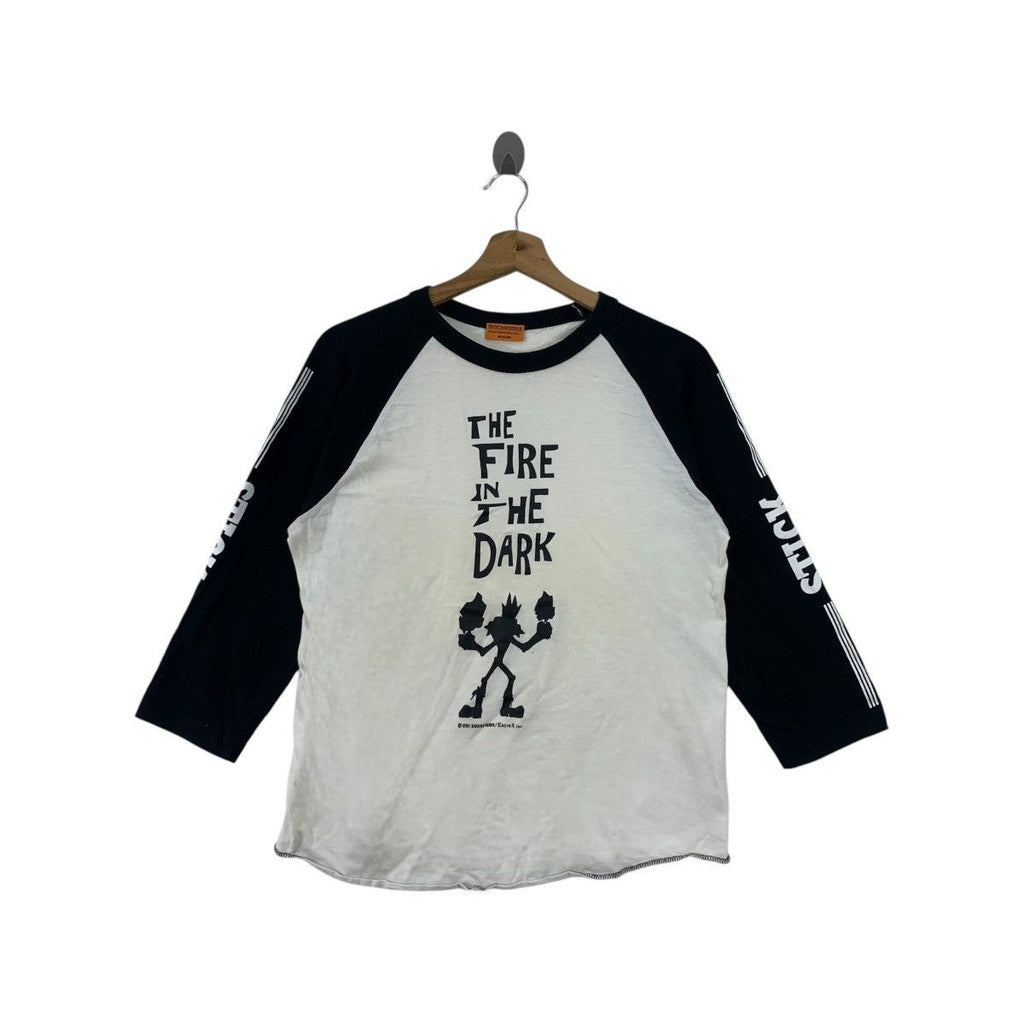 MISCHIEVOUS EMI NAKAYAMA Fire In The Dark Tee Shirt Top Tokyo Based Artist Illustration