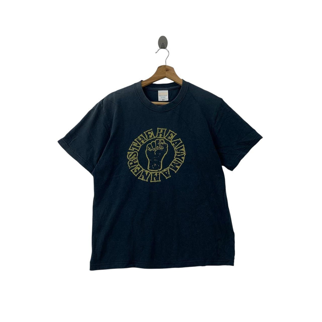 Vintage THE HEAVYMANNERS JAPAN Dub Band Tee Shirt Top Reggae Album Promo