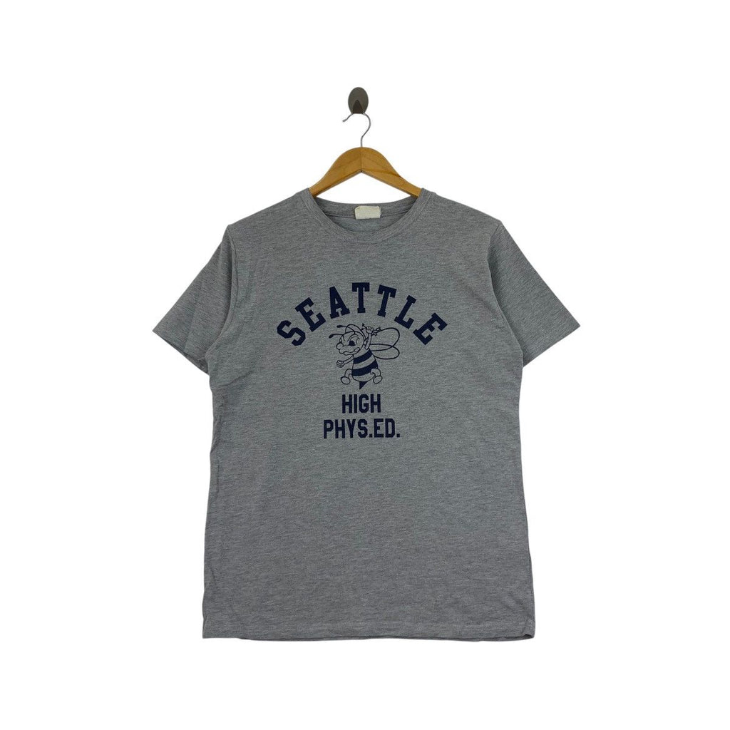 Vintage SEATTLE COLLEGE UNIVERSITY High Physical Edu Tee Shirt Top Collegiate Alumni