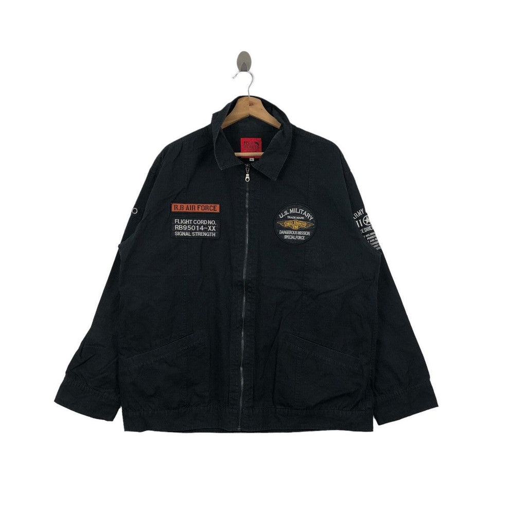 Vintage US MILITARY Dangerous Mission Special Force Army Jacket Windbreaker
