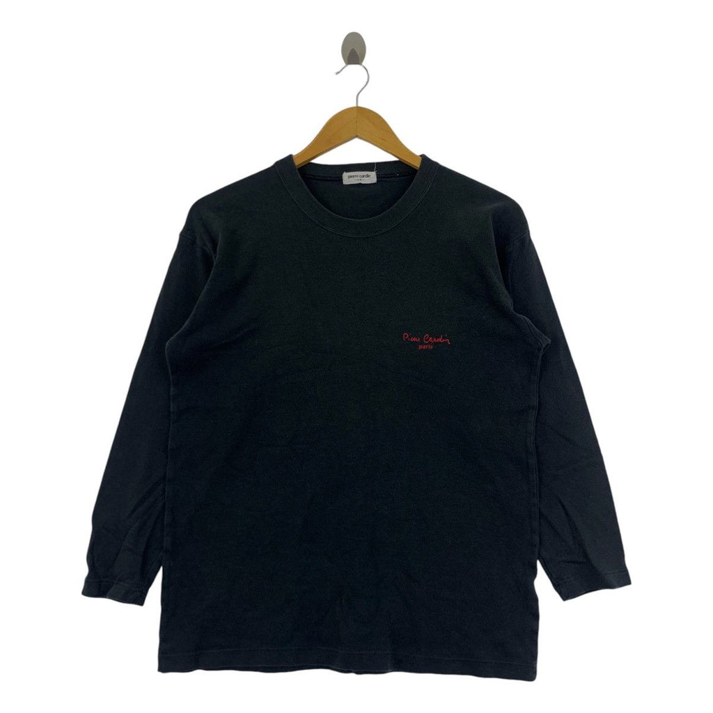 Vintage 80’ PIERRE CARDIN PARIS Embroidered Tee Shirt Top Long Sleeve
