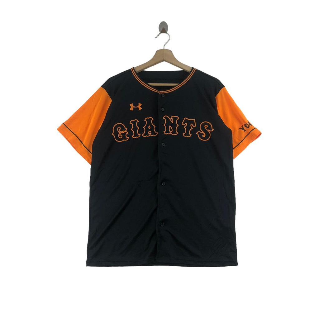 Vintage YOMIURI GIANTS BASEBALL Jersey Tee Shirt Top Nippon Professional