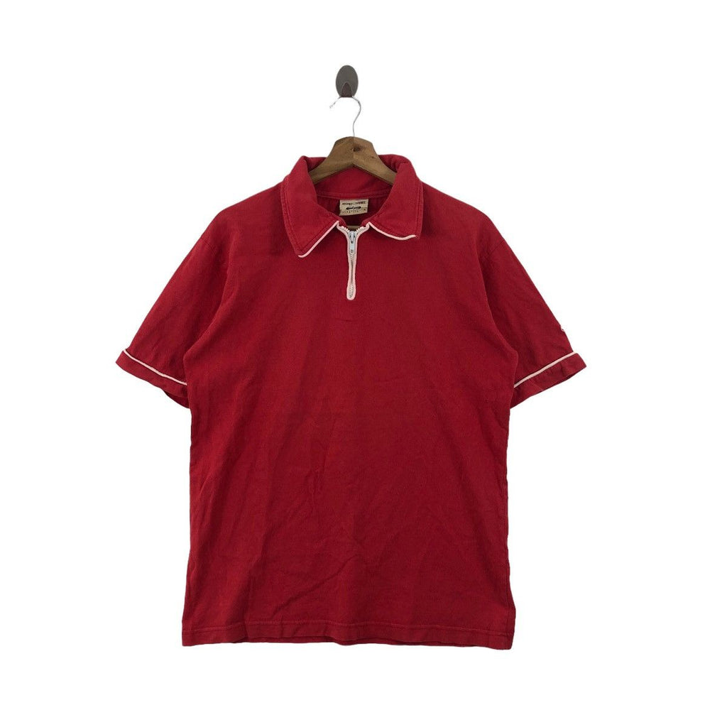 Vintage 1995 SPLIT 500 SKATEBOARD Polo Tee Shirt Dave Patri