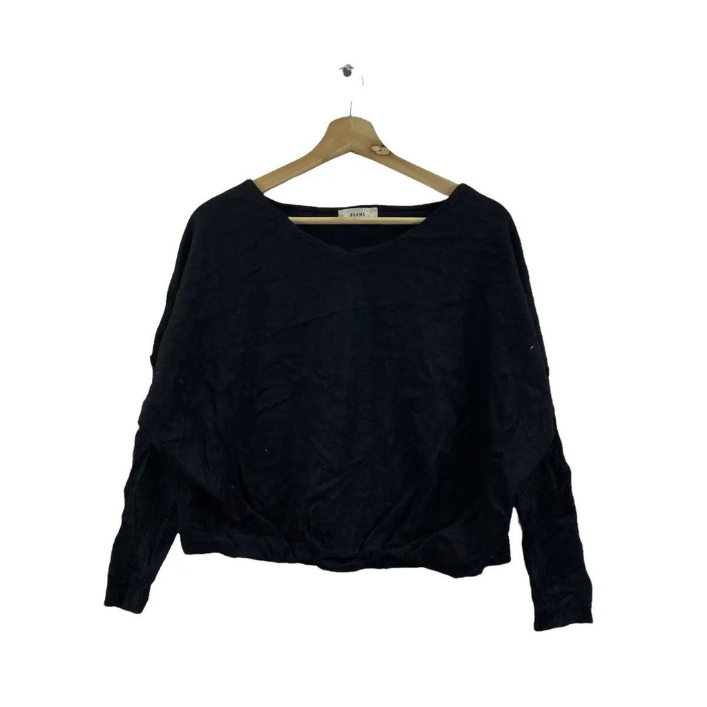 BEAMS PLUS HEART Japan Designer Minimalist Sweater Pullover Sweatshirt Jumper