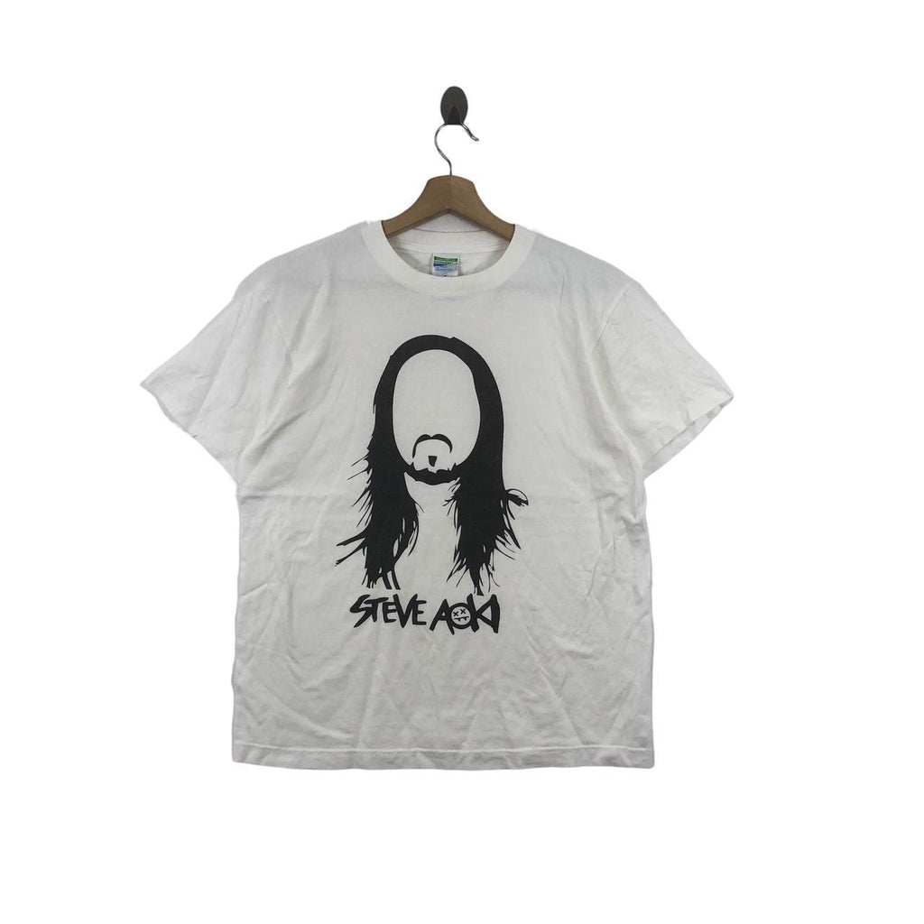 STEVE AOKI x BLINK 182 DJ Record Producer Tee Shirt Top Promo Album