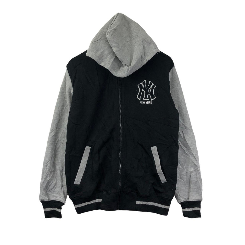 Vtg MLB New York YANKEES USA Caitac Baseball Hoodie Sweater Zipper Varsity