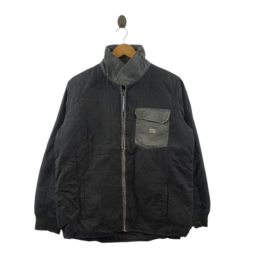 Vintage RUSSK SLOW RIDE SURF Quilted Light Puffer Jacket Windbreaker