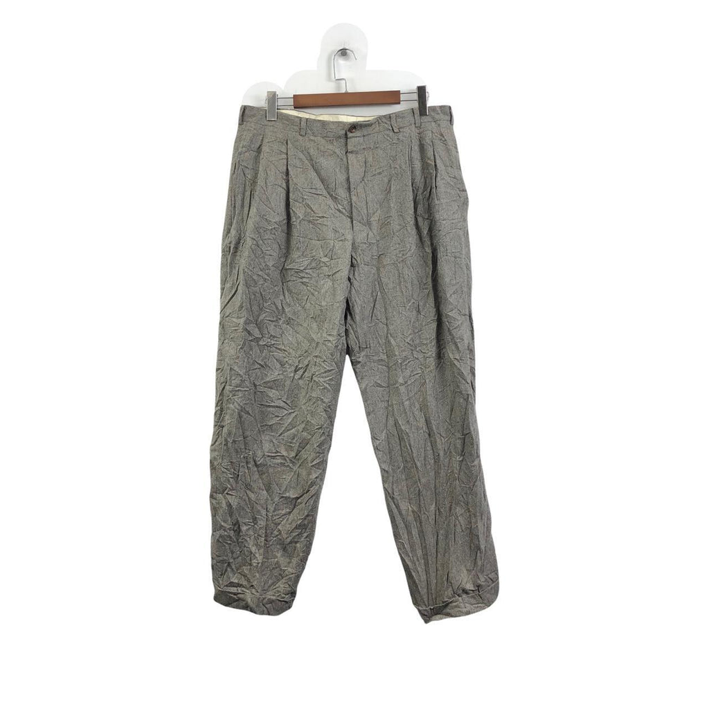 Vtg PAPAS ISLAND RHINO Wool Casual Pant Trouser Slack Workwear