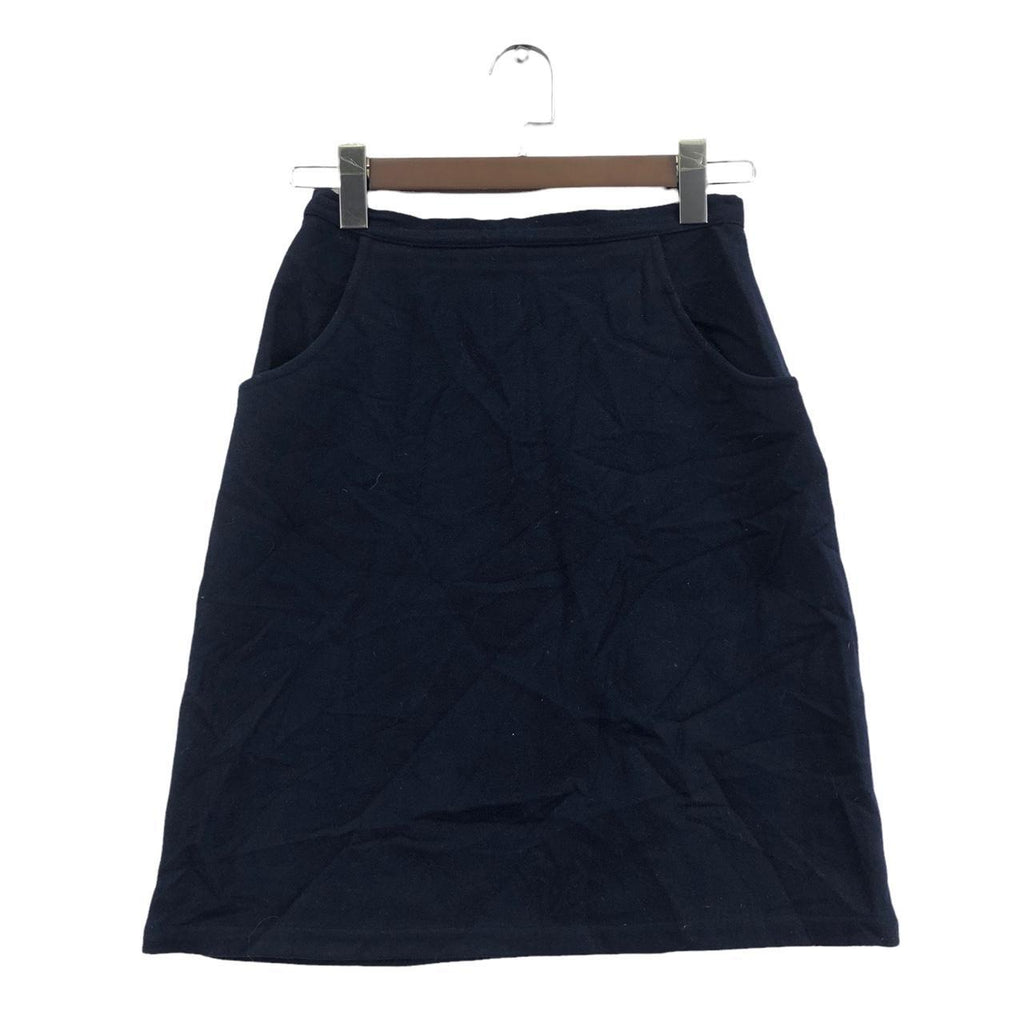 Vintage YOHJI YAMAMOTO Y’S Collection Laine Wool Midi Skirt Minimalist Design Pocket