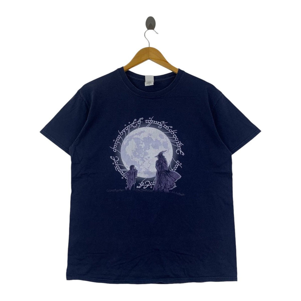 Vintage LORD OF THE RINGS Gandalf Film Tee Shirt Top Movie Hobbit