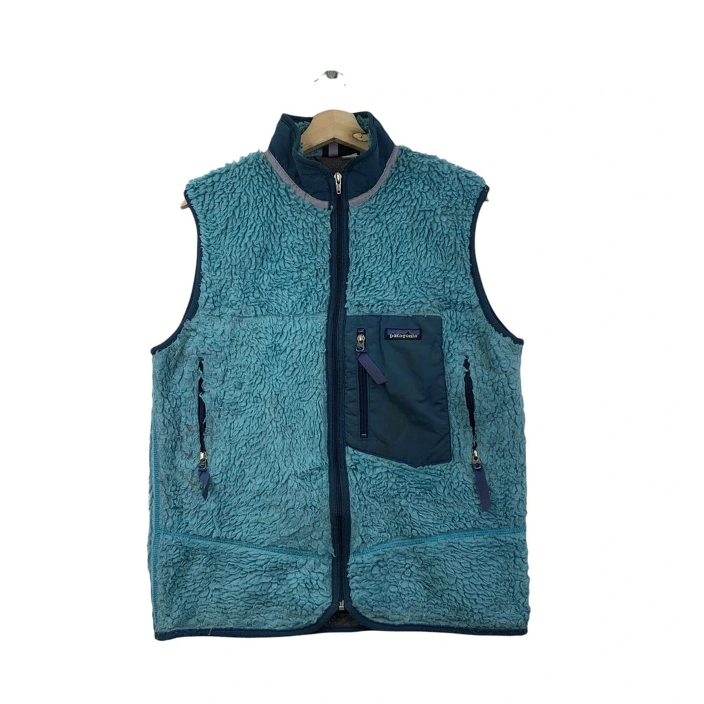 Vintage PATAGONIA Made In USA Sherpa Retro X Fleece Jacket Vest Outdoor Windbreaker