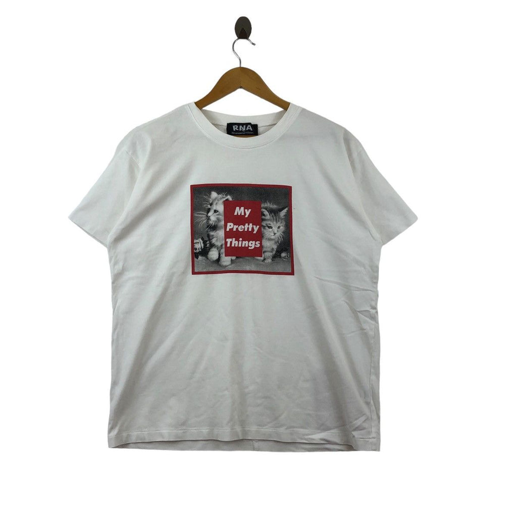 BARBARA KRUGER x RNA JAPAN My Pretty Things Cat Tee Shirt OG Illustrator Artist
