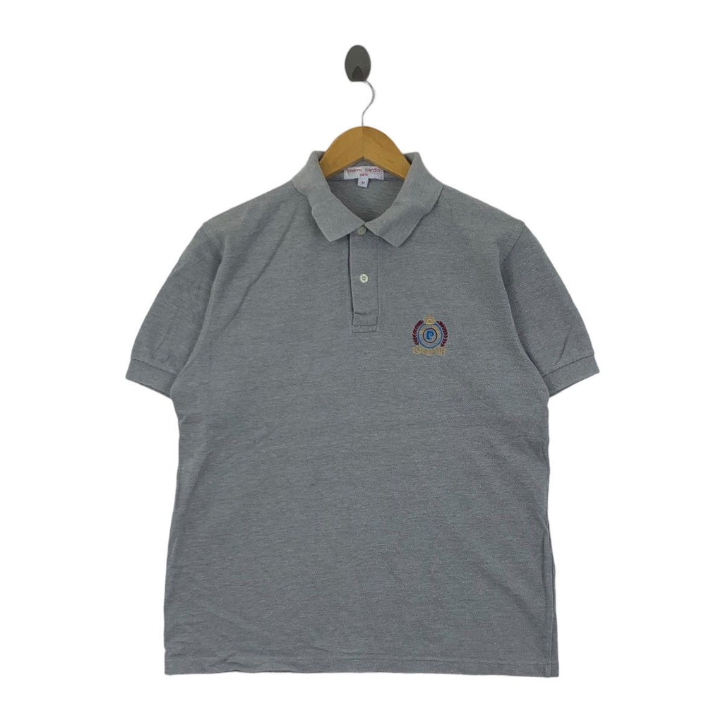 Vintage PIERRE CARDIN PARIS Embroidered Logo Polo Tee Shirt Top Office