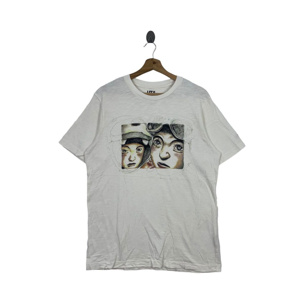 TEKKON KINKREET ANIME Taiyo Matsumoto x UNIQLO Tee Shirt Top Manga Cyber Punk