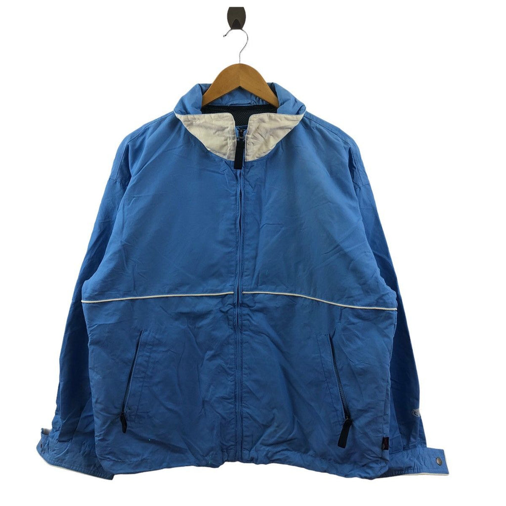 Vintage NIDECKER SWISS SNOWBOARD Wear Blue Jacket Heavy Coat Windbreaker