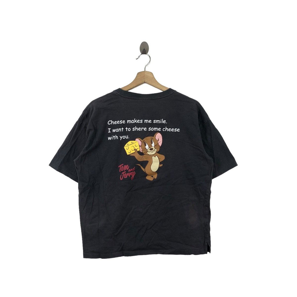 MOVIE TOM & JERRY Cartoon Series Cheese Smile Tee Shirt Top Television