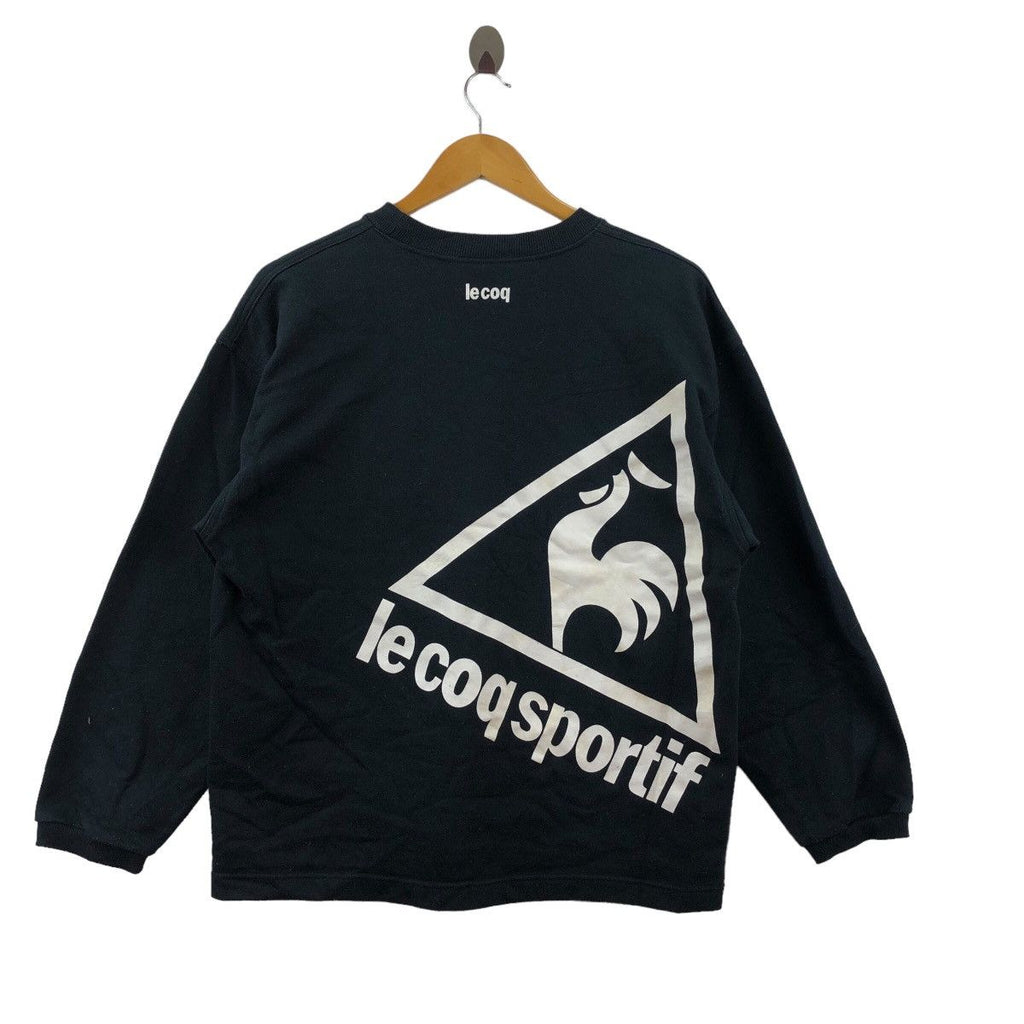 Vintage LE COQ SPORTIF France Big Logo Baggy Sweatshirt Sweater Pullover Jumper