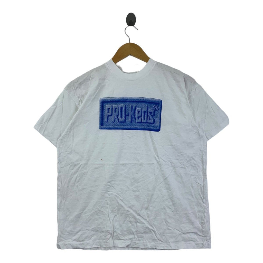 Vintage 90’ PRO KEDS Box Logo Athletic Tee Shirt Top Tennis Sports