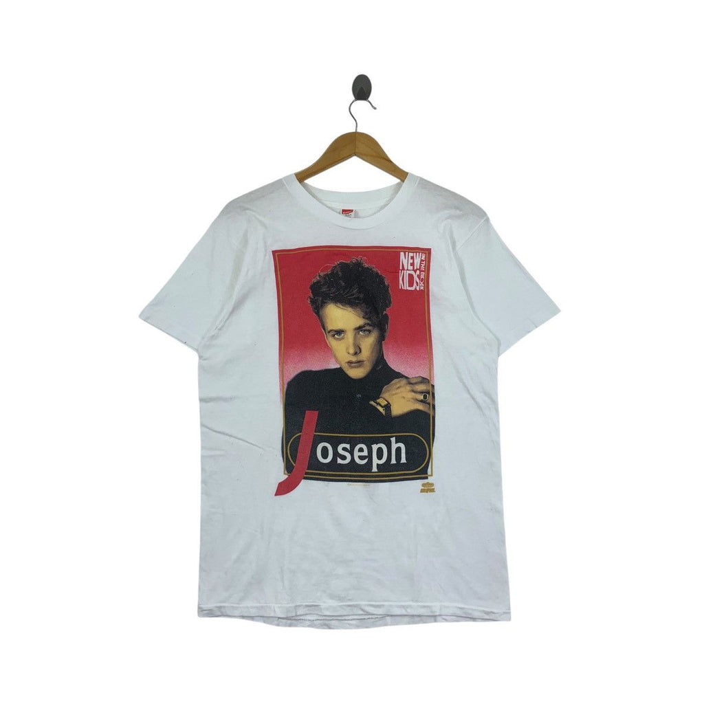 Vintage 1991 NEW KIDS ON THE BLOCK Joseph Photography Tee Shirt Top Winterland Fotofolio