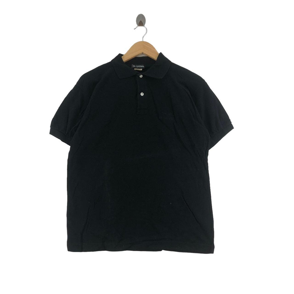 Vintage BILL KAISERMAN Embroidered Logo Polo Tee Shirt Top Made In Italy