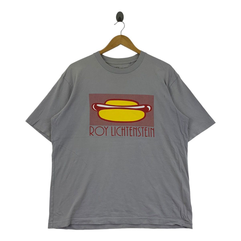 ROY LICHTENSTEIN x UNIQLO Hot Dog 1964 Pop Art Tee Shirt Painting New Art Movement