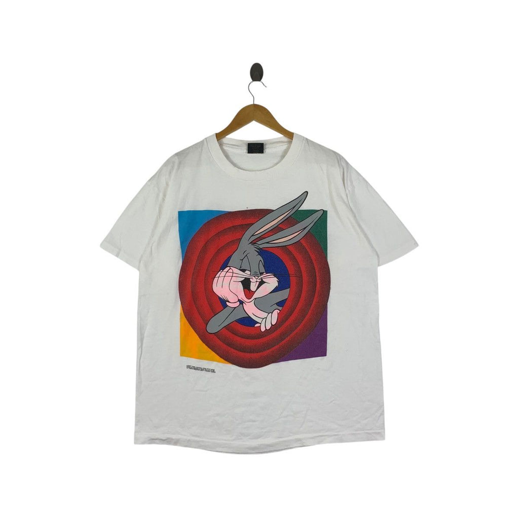 Vintage 1992 BUGS BUNNY BULLEYE Looney Tunes Tee Shirt Top Changes Made In USA