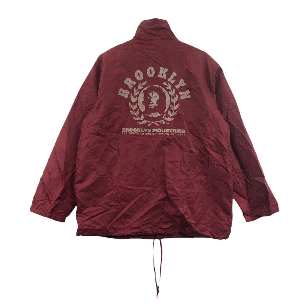 Vintage BROOKLYN INDUSTRIES Lion Patch Hip Hop Rap Skateboard Jacket Windbreaker
