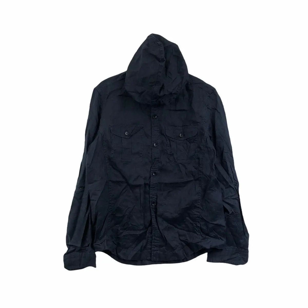 Vintage COMME CA ISM Japan Five Foxes Cotton Jacket Windbreaker Hoodie Button