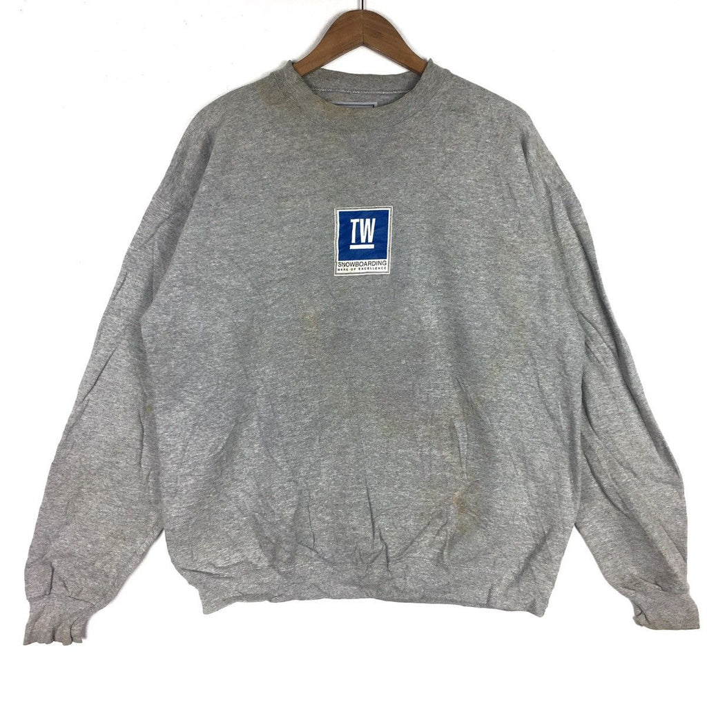 Vintage 90s SANTEE HVYWT Big Logo Sweatshirt Sweater Jumper Pullover