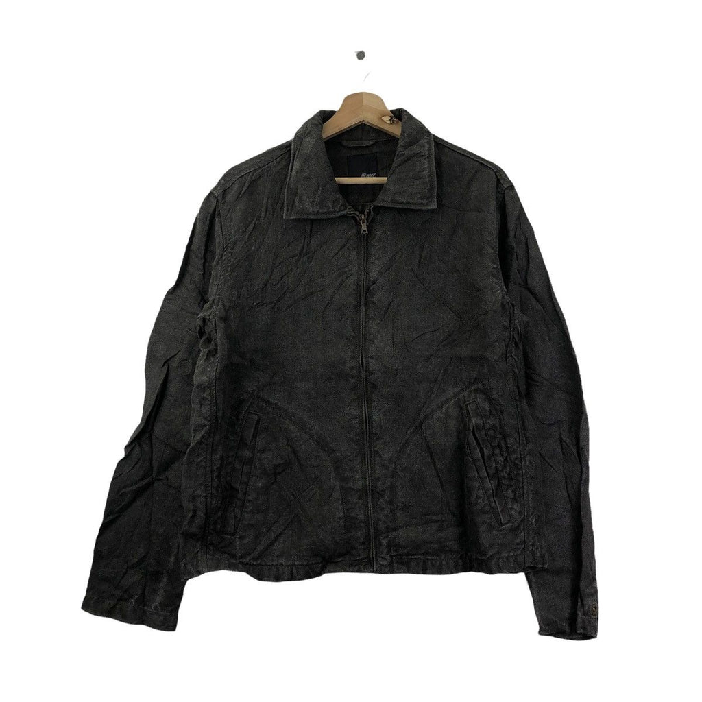 Vintage RAW LAST ONE Japanese Denim Jeans Jacket Made In Japan Osaka Natural Dye