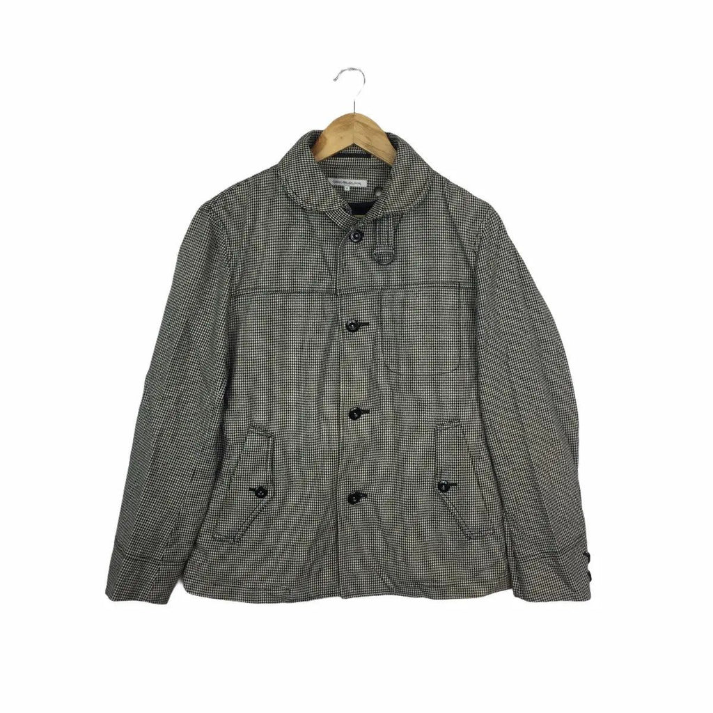 Vintage UNITED ARROW Japan Designer Herringbone Tactical Jacket Windbreaker Parka Trench Coat