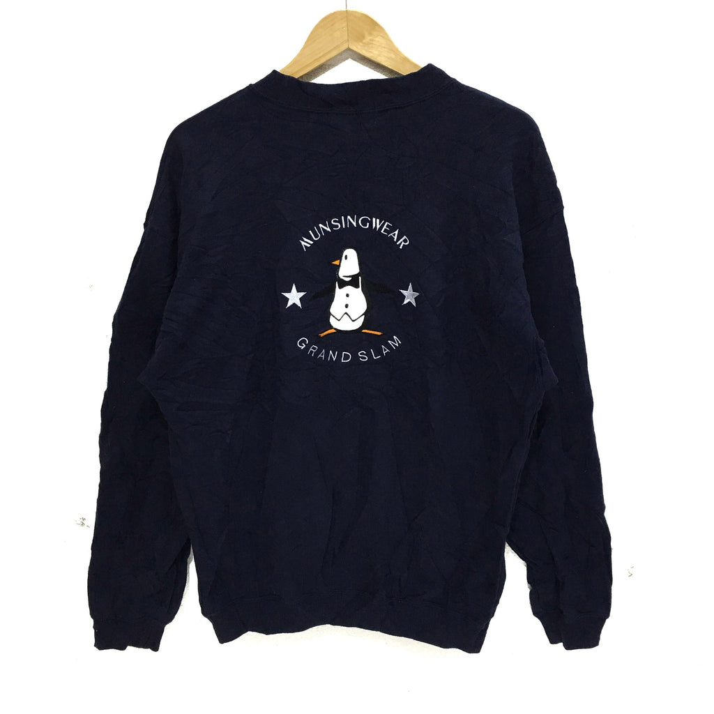 Vintage MUNSINGWEAR GRAND SLAM Made In Japan Sweatshirt Embroidered Logo Pullover Jumper Crewneck Sweater