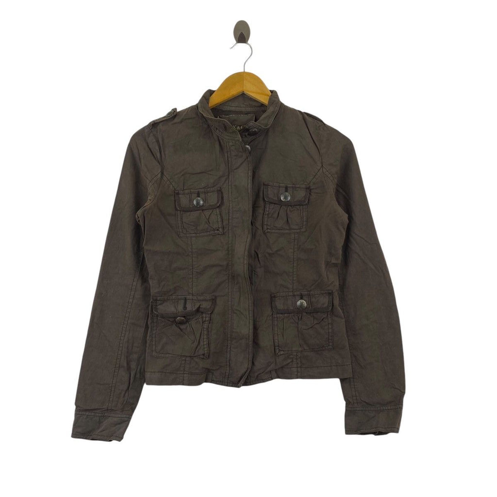 Vintage MAX MARA Max & Co Active Collection Motorcycle Jacket Coat Punk